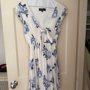 Lulus Blue Flower Summer Dress
